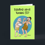 Carte Funny 55th Birthday<br><div class="desc">Card de la 55e carte birmande</div>