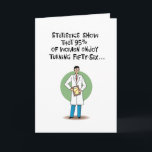 Carte Funny 56e anniversaire<br><div class="desc">Funny 56th Birthday Greeting Card for a woman who is not really enjoying the fact that she is turning 56 years old</div>