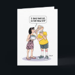 Carte Funny 60th Birthday Card<br><div class="desc">Drôle 60e anniversaire Carte de voeux pour un homme qui a 60 ans</div>