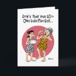 Carte Funny 65th Birthday Card<br><div class="desc">Drôle 65e anniversaire Carte de voeux pour une femme qui a 65 ans</div>