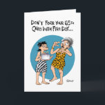 Carte Funny 65th Birthday Card<br><div class="desc">Drôle 65e anniversaire Carte de voeux pour une femme qui a 65 ans</div>