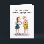 Carte Funny 65th Birthday Card<br><div class="desc">Drôle 65e anniversaire Carte de voeux pour un homme qui a 65 ans</div>