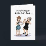 Carte Funny 66th Medicare Birthday Card<br><div class="desc">Drôle 66e anniversaire Carte de voeux pour femme qui n'est pas prêt à avoir 66 ans</div>