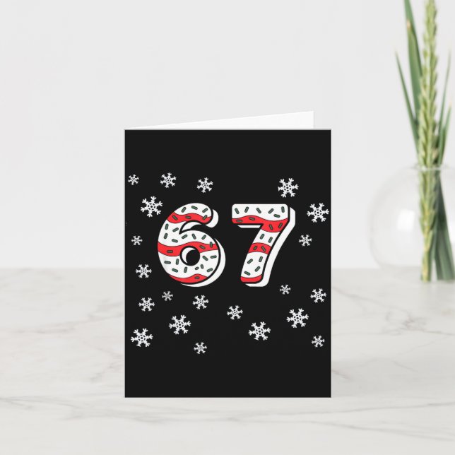 Carte Funny 67 Christmas Cakes 67 Funny Kid 67 Christmas (Devant)