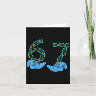 Carte Funny 67 Number Meme Dna Replication Molecular Sci