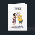 Carte Funny 70e anniversaire<br><div class="desc">Drôle 70e anniversaire Carte de voeux pour un homme qui a 70 ans</div>