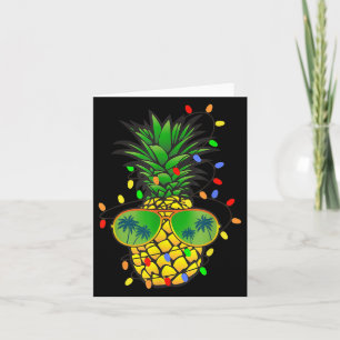 Carte Funny Ananas Xmas Arbre Été Noël En Juillet