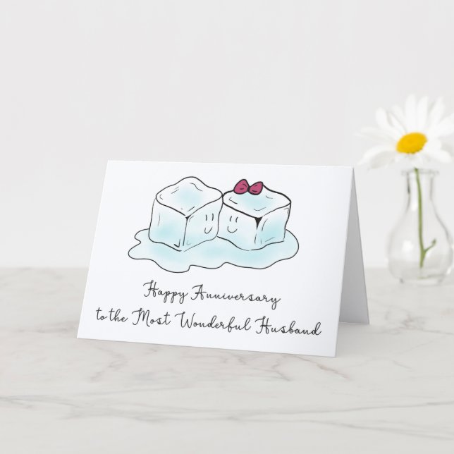 Carte Funny Anniversary Card for Husband                 (Petite plante)