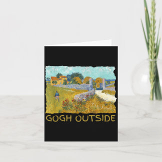 Carte Funny Artist Gogh Outside Starry Night Insrational