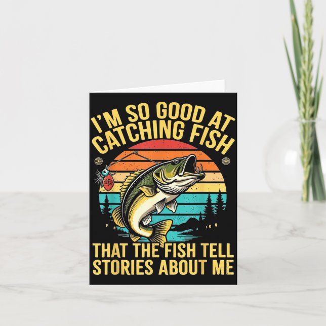 Carte Funny B Fishing Quote Angler Snnerbait Lure Humor  (Devant)