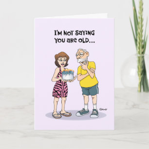 Carte Funny Baby Boomer Birthday Card