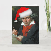 Funny Beethoven Père Noël Musique classique Noël