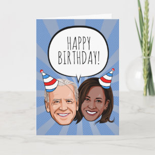 Carte Funny Biden Harris Anniversaire