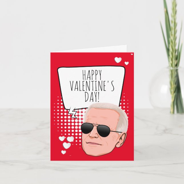 Carte Funny Biden Valentine (Devant)