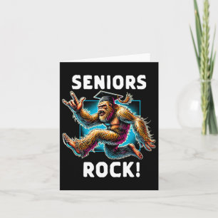 Carte Funny Bigfoot Aînés Rock Graduation Cl De 2025