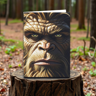 Carte Funny Bigfoot heureux frère d'anniversaire