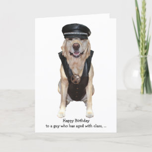 Carte Funny Biker Lab