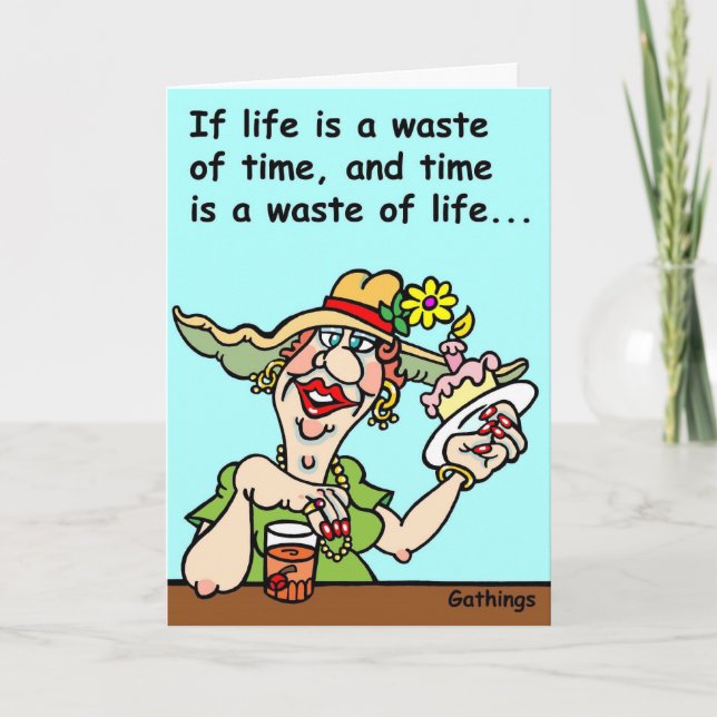 CARTE FUNNY BIRTHDAY (Devant)