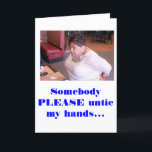 CARTE FUNNY BIRTHDAY<br><div class="desc">Mes BFF et moi adorons nous réunir pour les fêtes d'anniversaire,  et Debbie vivait un moment de PMS quand j'ai pris cette photo d'elle à son dernier déjeuner d'anniversaire.</div>