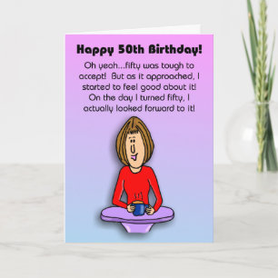 Carte Funny Birthday Card : Célébration du 50e anniversa