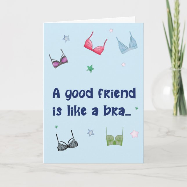 Carte Funny Birthday Card - Good Friend est comme un bar (Devant)
