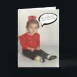 Carte Funny Birthday Card pour elle<br><div class="desc">Funny Birthday Card par Bettyjanedesigns</div>