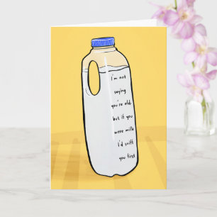 Carte Funny Birthday Card pour les amis - renifler d'abo