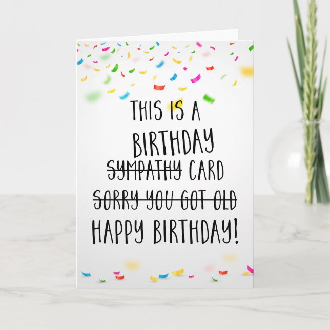 Carte Funny Birthday Card, Rude Birthday Card, Funny Car (Devant)