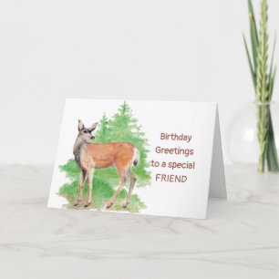 Carte Funny Birthday Greetings, Someone Deer to my Heart