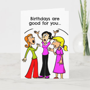 Carte Funny Birthday Live Longer Card