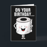 CARTE FUNNY BIRTHDAY POOP CARDS BON BOWEL MOUVEMENTS<br><div class="desc">BONHEUR ET BONNE BOWEL MOUVEMENTS CARTE D'ANNIVERSAIRE</div>