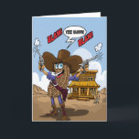 Carte Funny Birthday Wishes<br><div class="desc">You gotta love nuts. "Funny Birthday Wishes - Peanut Cowboy" is just another fun and hilarious play on words. This peanut is a little crazy, et perhaps a bit trigger-happy too. But who blame him ? Tout wants to do is wish you a happy birthday with style So both guns...</div>