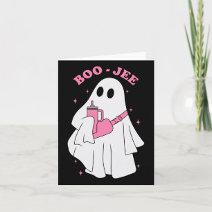 Carte Funny Boo-jee Ghost Halloween Boo Jee Ghost Éffray