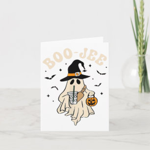Carte Funny Boo-jee Ghost Halloween Boo Jee Ghost Éffray