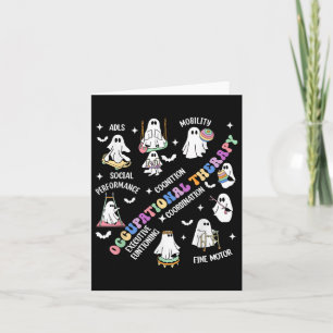 Carte Funny Boojee Ghosts ergothérapie À Éffrayant
