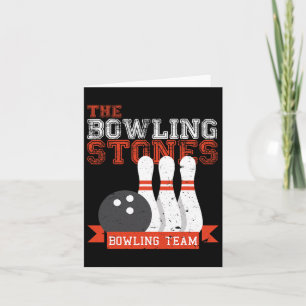 Carte Funny Bowling Stones - Bowl Sports Team