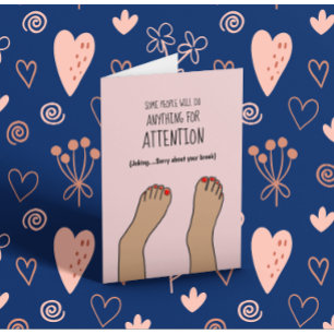 Carte Funny Broken Ankle