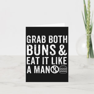 Carte Funny Burger Bbq Homme Cadeau Burger Lover Real Am
