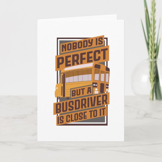 Carte Funny Bus de l'école de conduite (Devant)