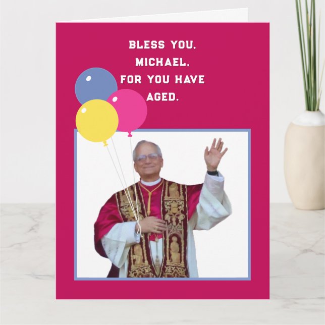 Carte Funny Catholic Birthday Card (Devant)