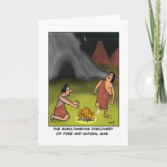 Carte Funny Caveman Card (Devant)