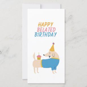 Carte Funny Chien Beled Anniversaire