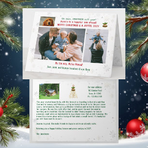 Carte Funny Chien ruff année Nous avons déplacé 4 Photos