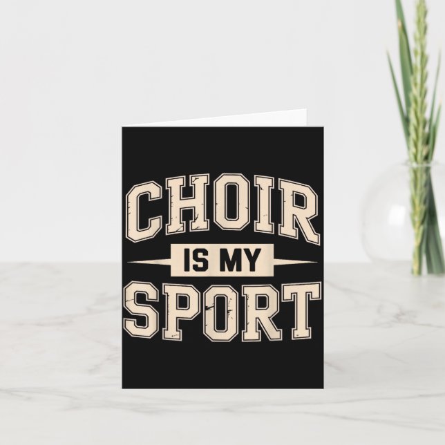 Carte Funny Choir Art For Men Women Choir Director Sing  (Devant)