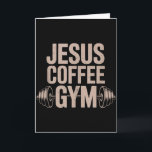 Carte Funny Christian Workout Jesus Coffee Gym Barbell C<br><div class="desc">Funny Christian Workout Jesus Coffee Gym Barbell Cross Women Tank Top</div>