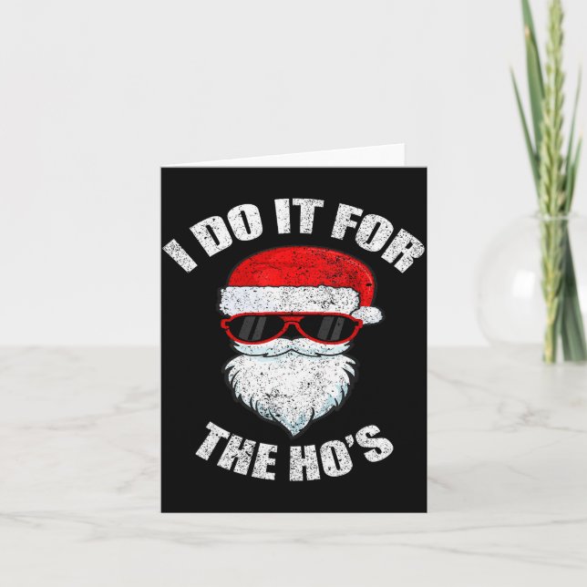 Carte Funny Christmas Adult Naughty Dirty Pajama, Ho Pj, (Devant)