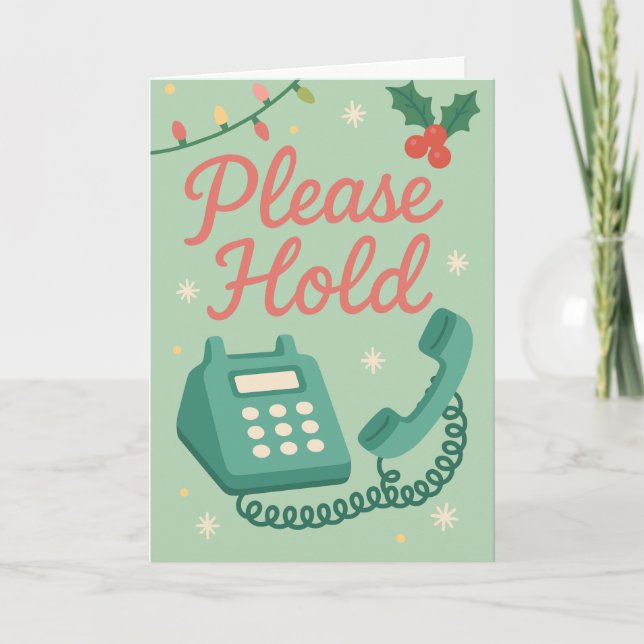 Carte Funny Christmas Card for Front Desk Worker (Devant)
