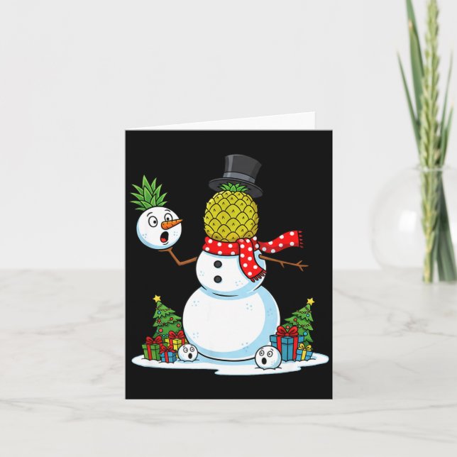 Carte Funny Christmas Ne Snowman Xmas Mens Womens Kids  (Devant)
