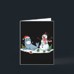 Carte Funny Christmas Snowman Sea Lion Xmas Mens Womens<br><div class="desc">Funny Christmas Snowman Sea Lion Xmas Mens Womens Kids</div>