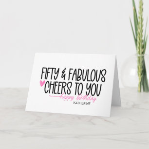 Carte Funny Cinquante Vieille 50E Anniversaire Pour Ami